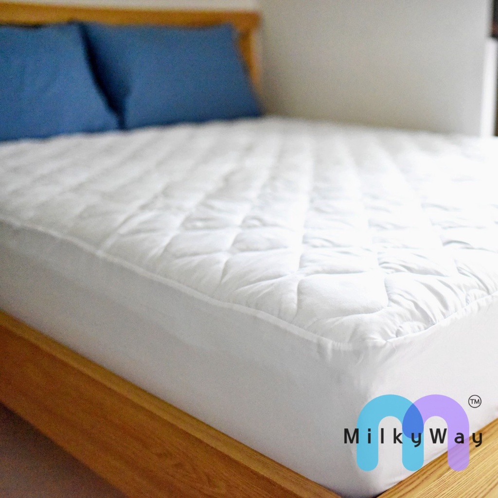 [MilkyWay] Fitted Mattress Protector / Pelindung Kasur Fitted │ Size: (100 x 200) ─ (200 x 200) cm