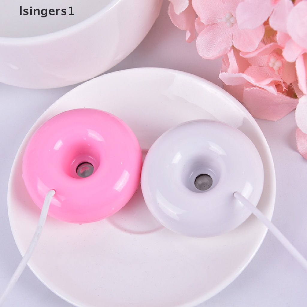 (lsingers1) 1pc Humidifier / Purifier / Diffuser Aroma Terapi Mini Portable USB Bentuk Donat