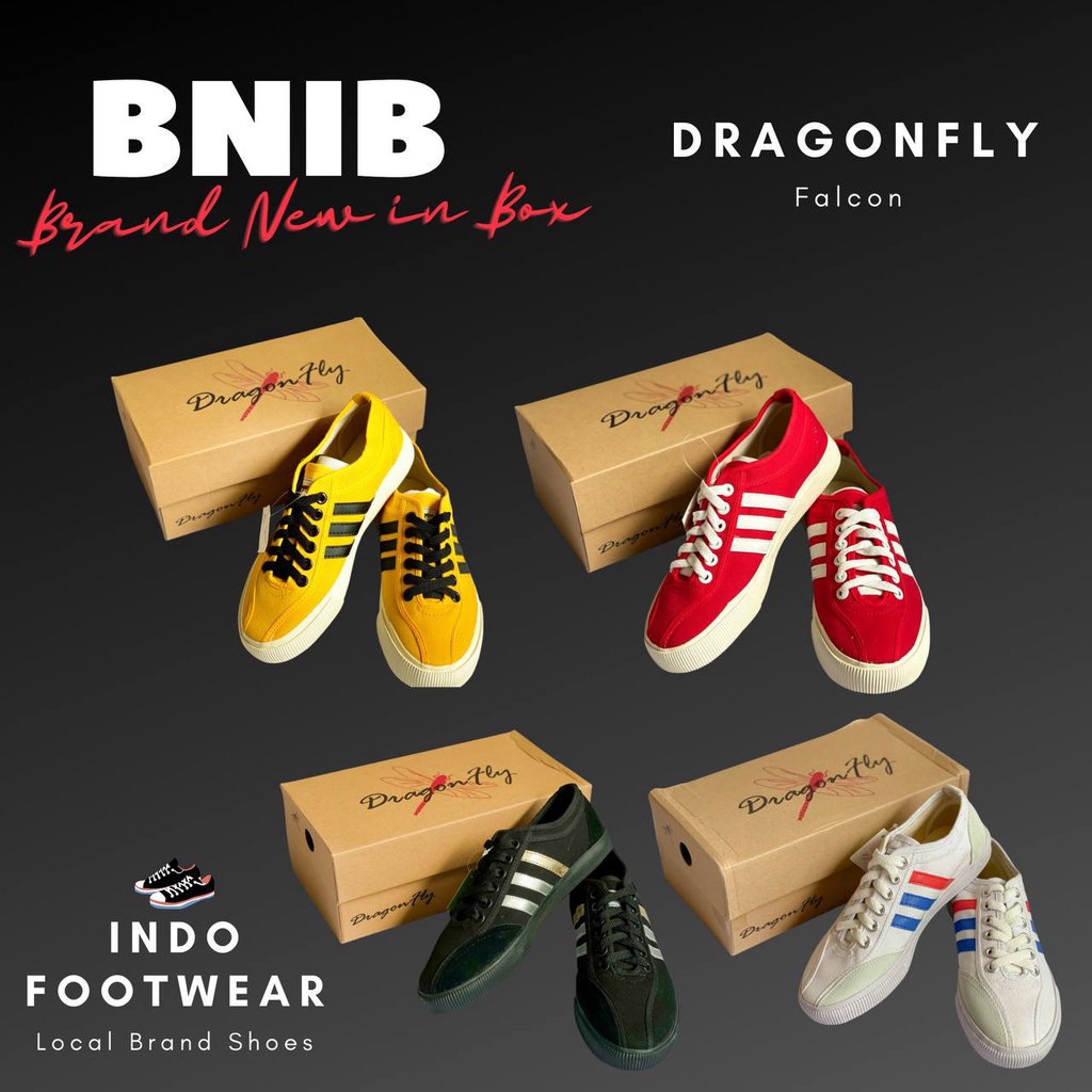 Sepatu Dragonfly BNIB Falcon Amazon Sepatu Capung Sepatu Kodachi Sepatu Badminton