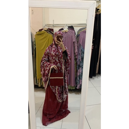 MUKENA DEWASA MUKENA TRAVELING RAYON ADEM LEMBUT