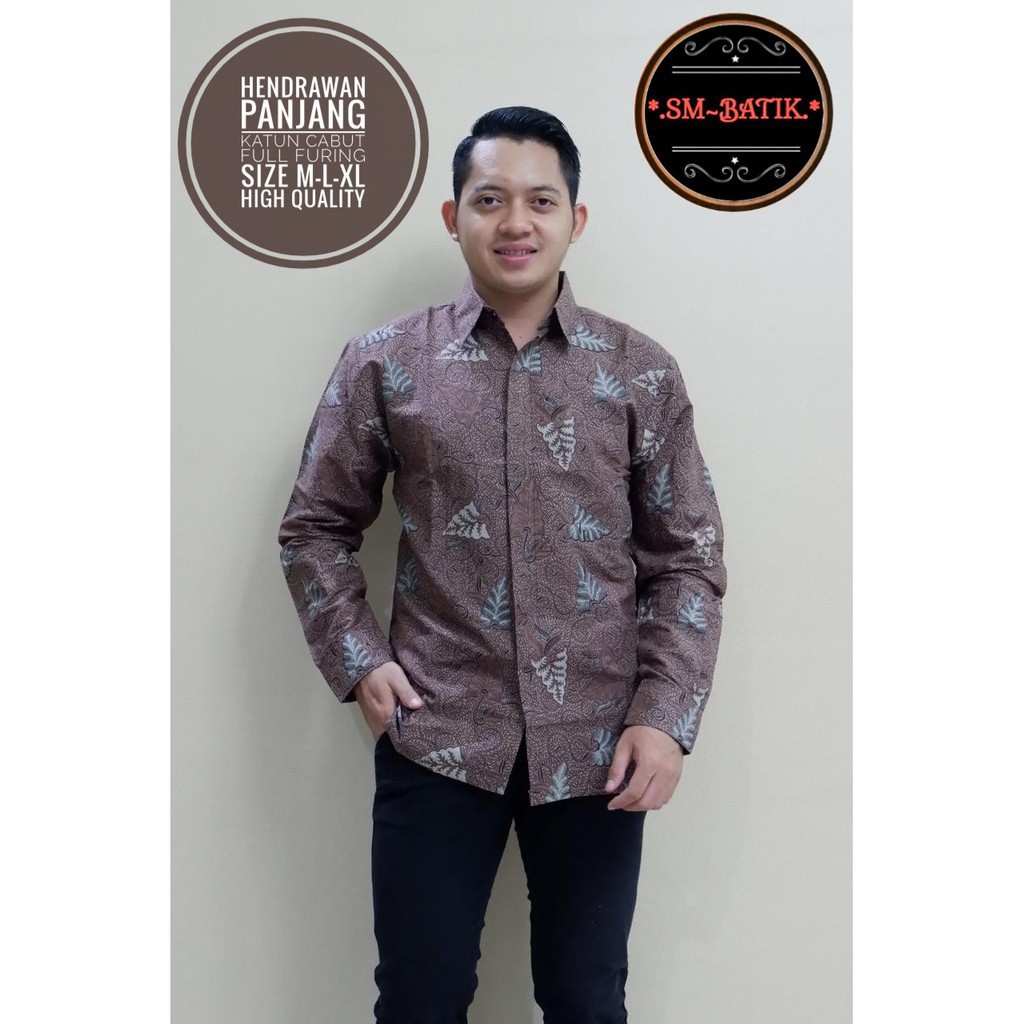 HENDRAWAN / BATIK PRIA LENGAN PANJANG / by SM-BATIK / 10.3