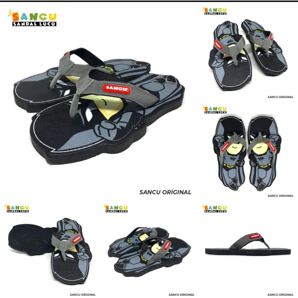 Sandal lucu anak BATMAN sancu anak laki-laki karakter Batman