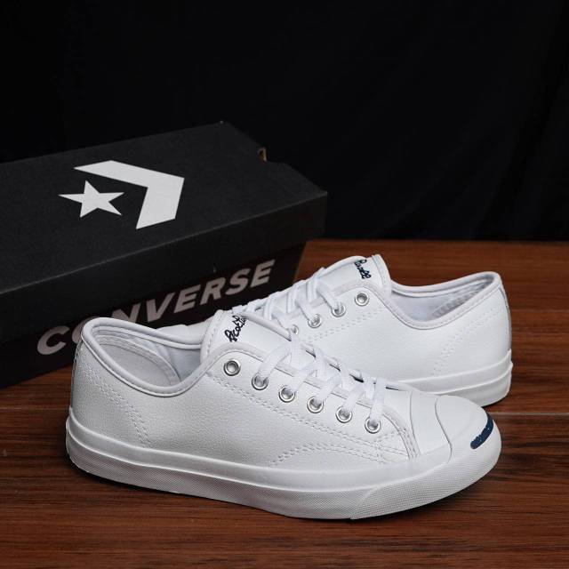 jack purcell white leather
