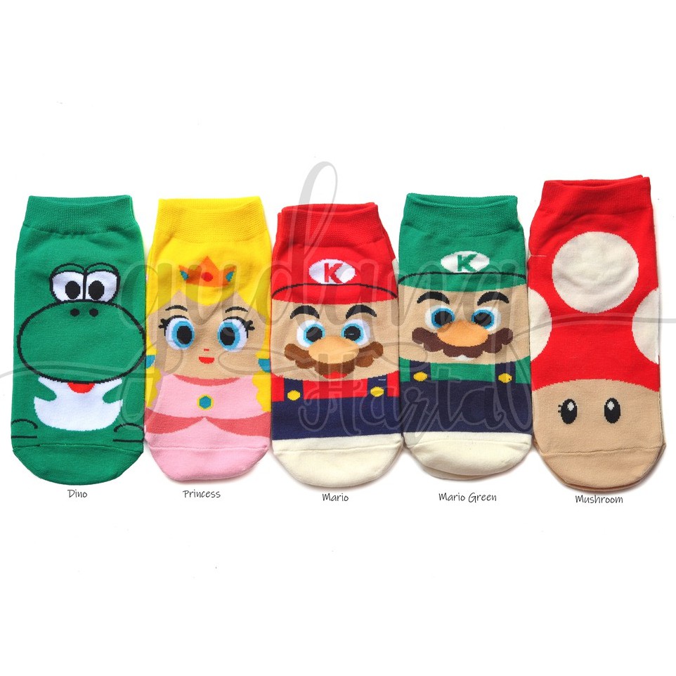 Kaos Kaki Wanita Pendek Karakter Lucu Unik  Socks GH 103191