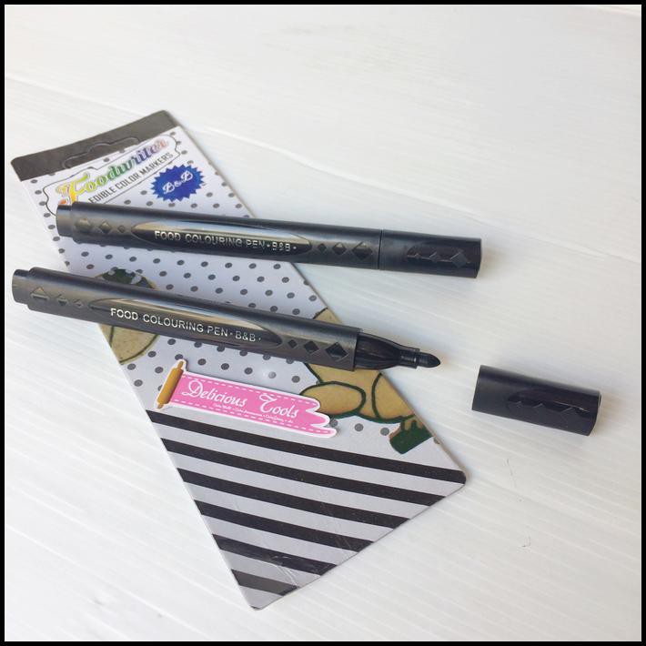 

TERLARIS BK115 FOODWRITER BLACK EDIBLE PEN FONDANT ICING CHOCOLATE COKLAT PAO