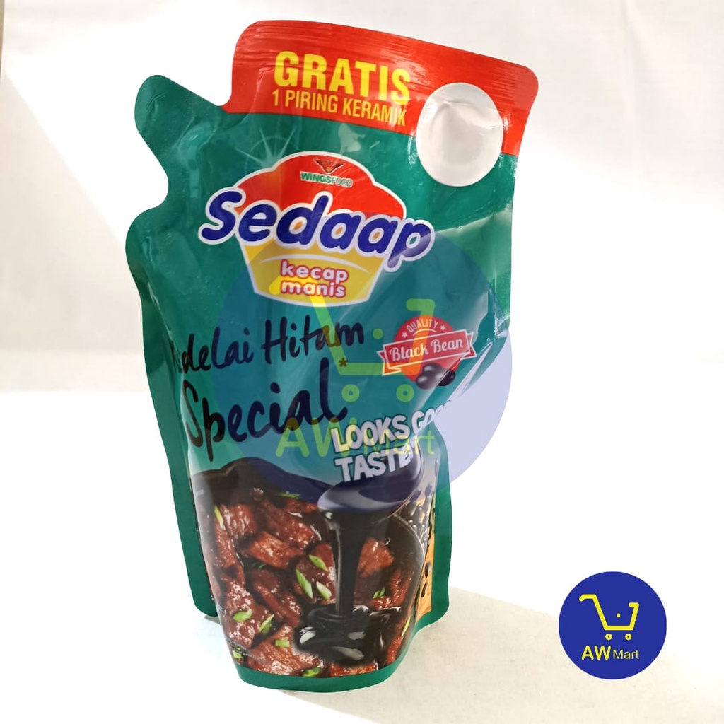 KECAP SEDAAP REFILL 550ML - KECAP SEDAAP HITAM POUCH 550ML ISI ULANG