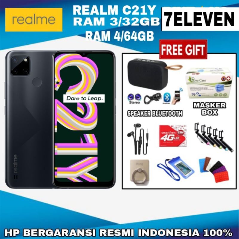 REALME C21Y RAM 4/64GB GARANSI RESMI