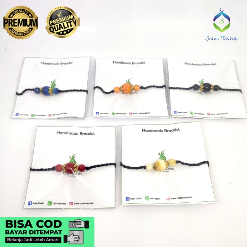Gelang Cantik Batu Marjan 5Warna!! Gelang Handmade