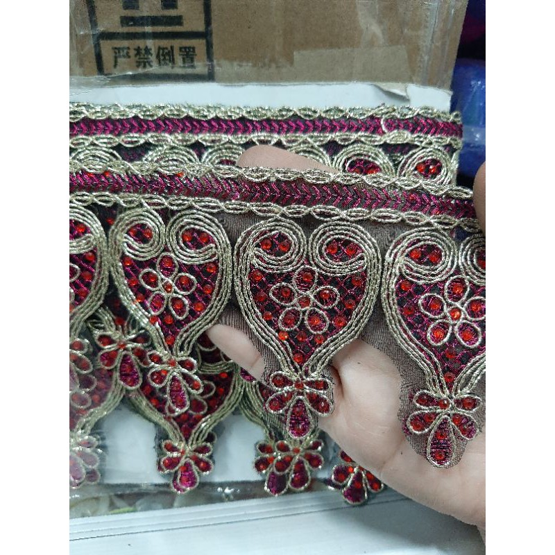 Renda India / Renda Emas / Renda Borci / Borci India / Renda Daun