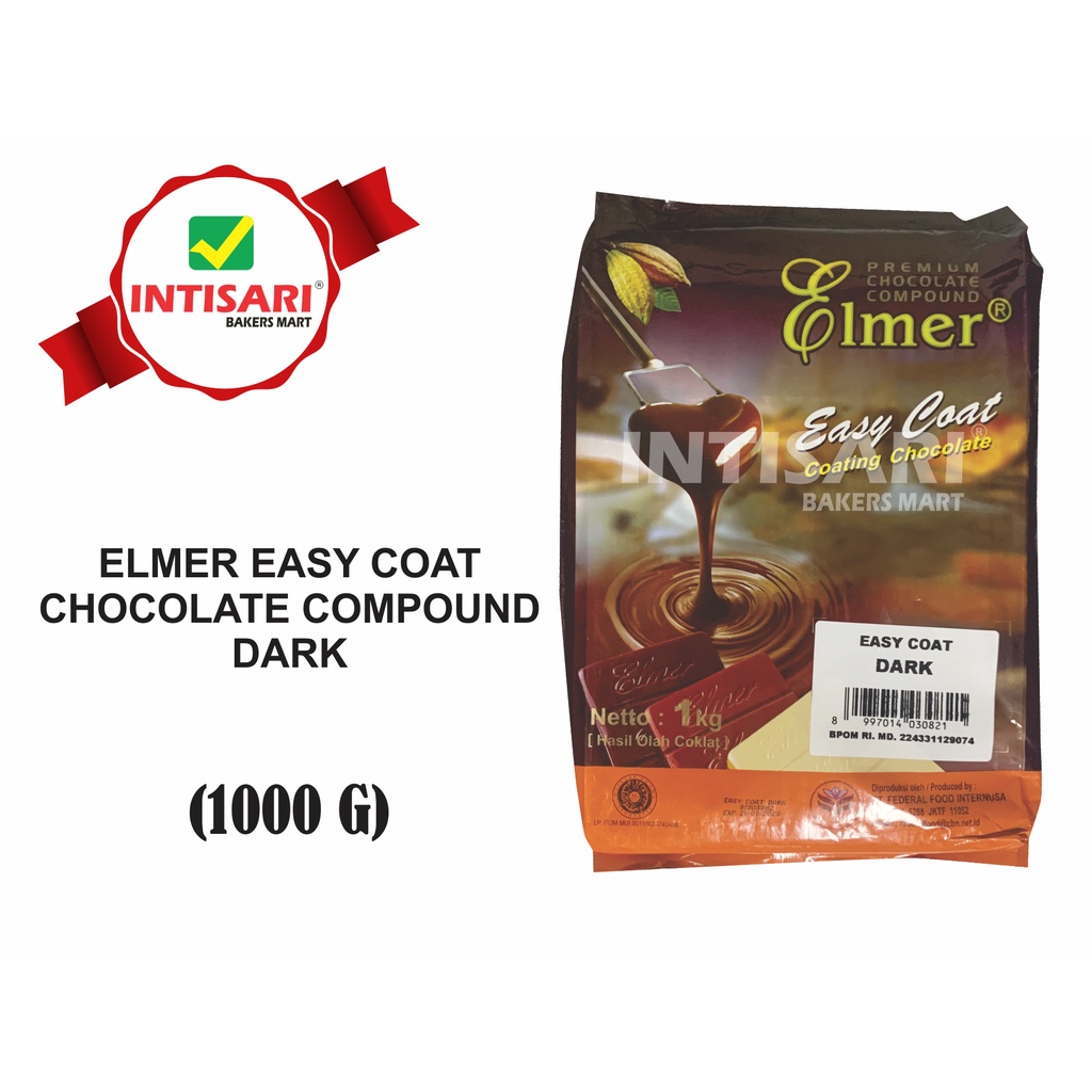

ELMER EASY COAT CHOCOLATE COMPOUND DARK 1000 G