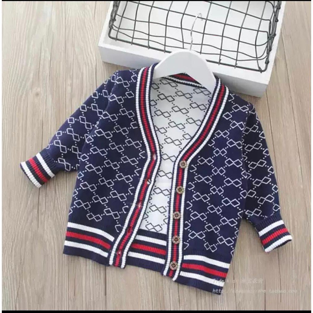 TokoMilkan Cardigan Anak Little Jessy Bahan Rajut Halus | Outer Anak Umur 4-9 Tahun