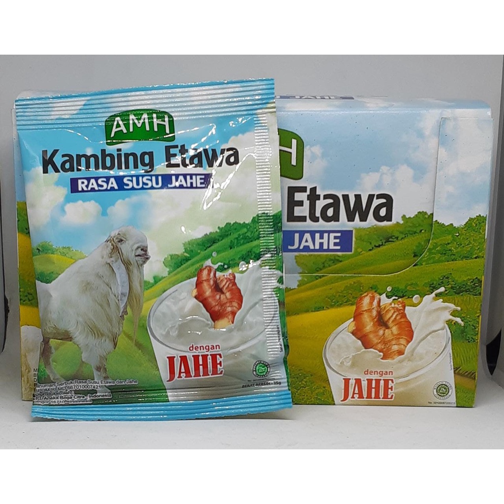 

SUSU KAMBING ETAWA AMH rasa jahe merah isi10sacet