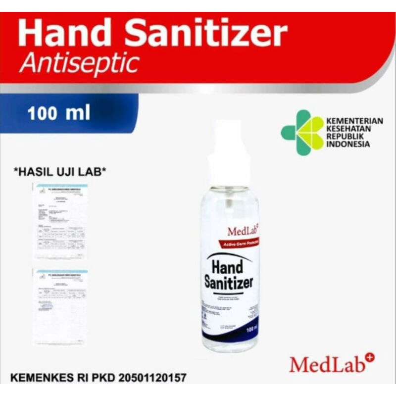 Jual Medlab Hand Sanitizer Spray Ml Antiseptik Virus Resmi Kemenkes Murah Dan Berkualitas