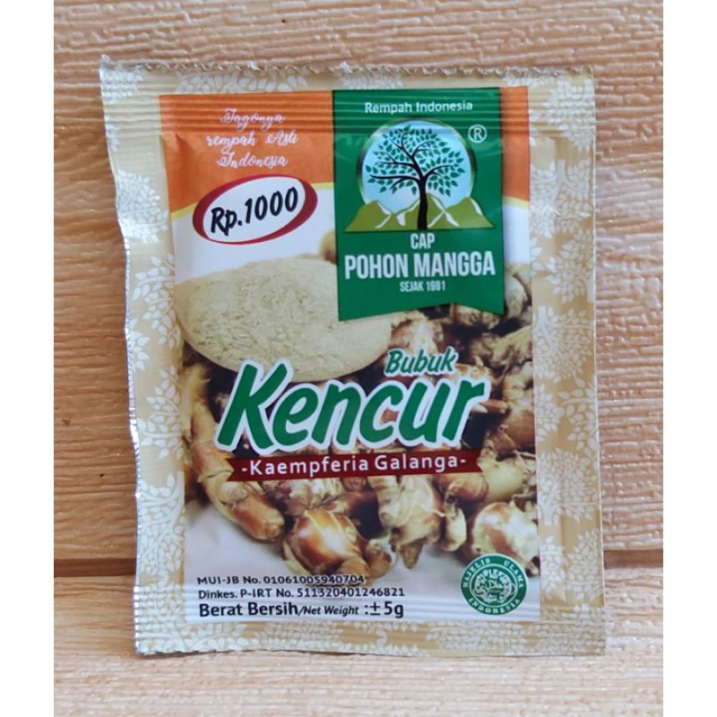 ✔MURAH Kencur Bubuk Sachet 5gr / Kencur