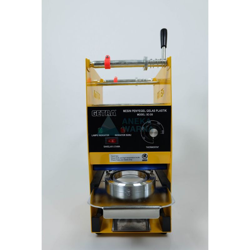 Getra Cup Sealer Mesin Alat Press Gelas Plastik 12/14/16 Oz SC-D8