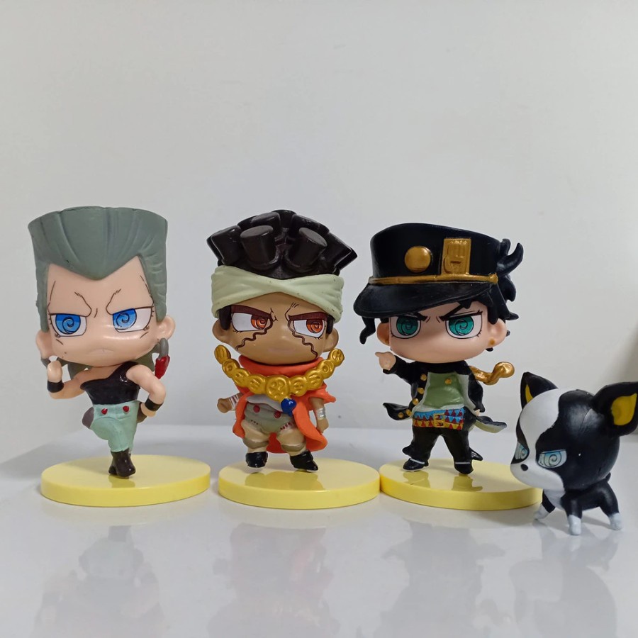 7 pcs/set Figure JoJo's Bizarre Adventure Diamond Kujo Jotaro Josuke