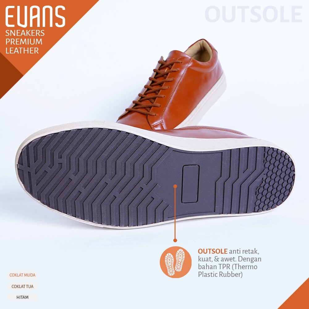 SEPATU PRIA SNEAKERS PRIA BERBAHAN KULIT ASLI SNEAKERS TERBARU KODE SP03