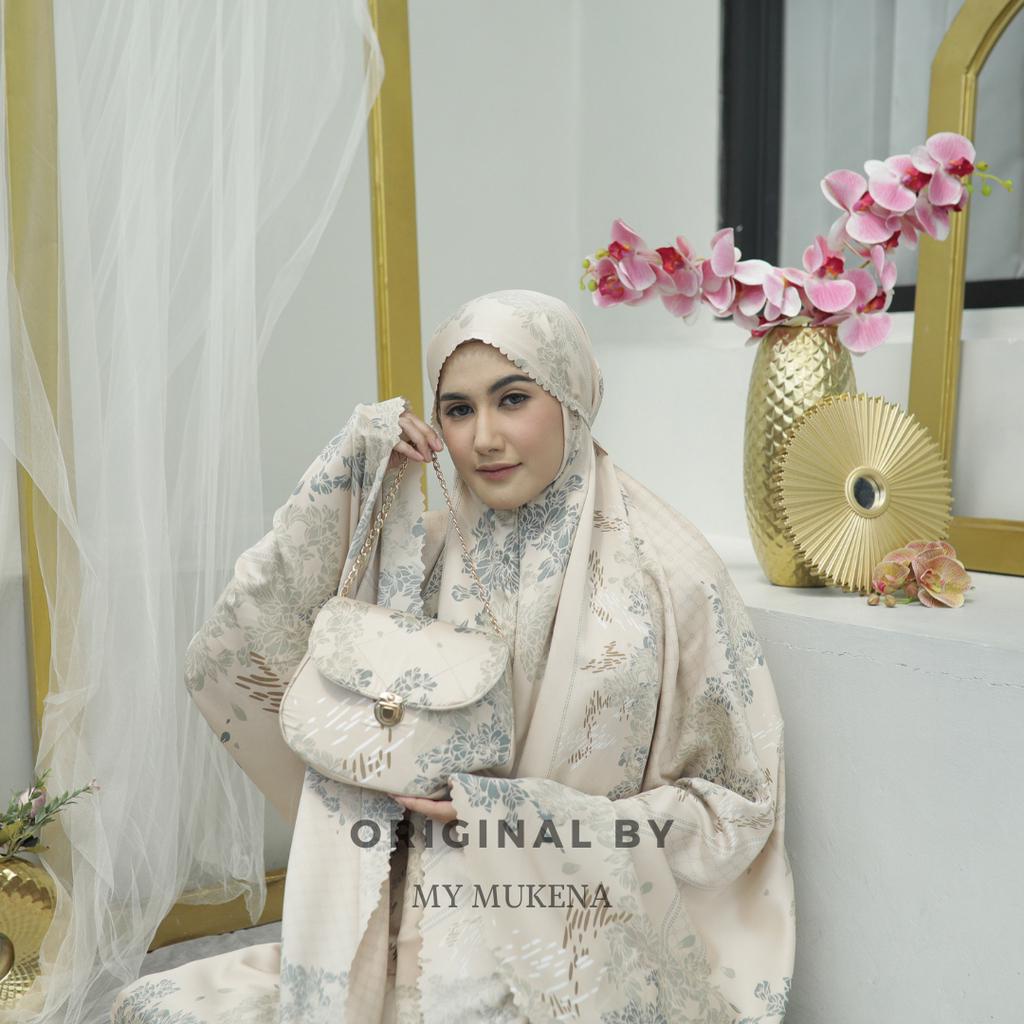 Mukena Dewasa Daily 2in1 Syahnaz Laser Cut Premium Adem dan Sejuk