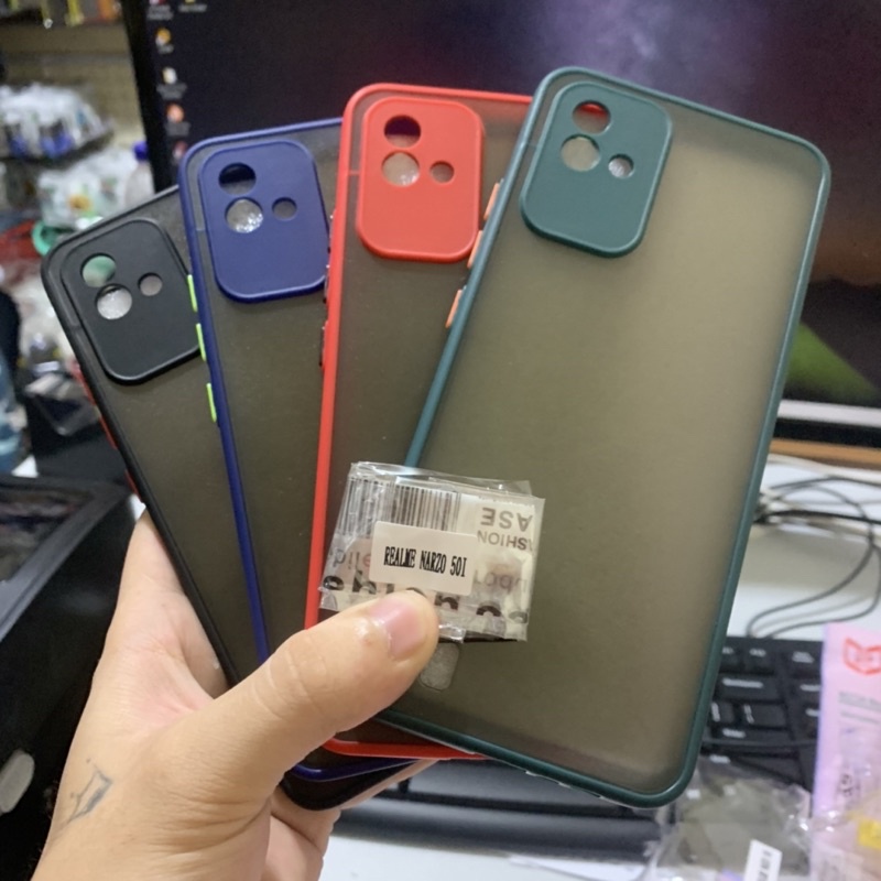 Case Dove Realme Narzo 50i New - My Choise Armor Matte Bumper Aero Macaron - UA