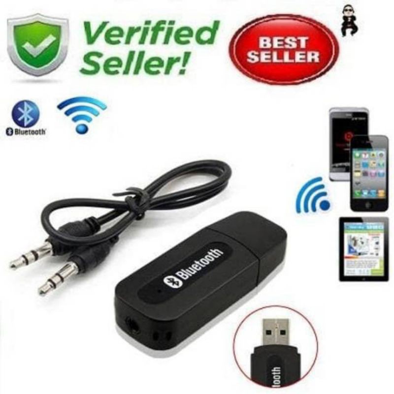 USB BLUETOOTH 3.5 MM STEREO AUDIO MUSIC RECEIVER