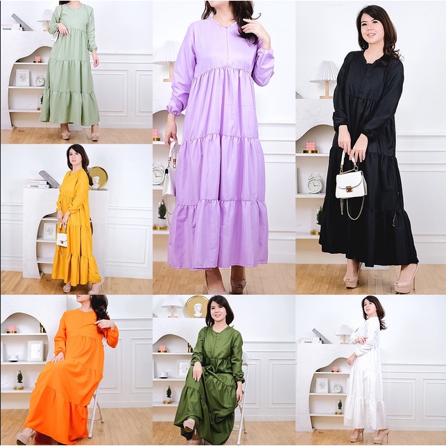 Godiva96 - HANUM MAXI DRESS / TERUSAN WANITA MUSLIM MEDAN