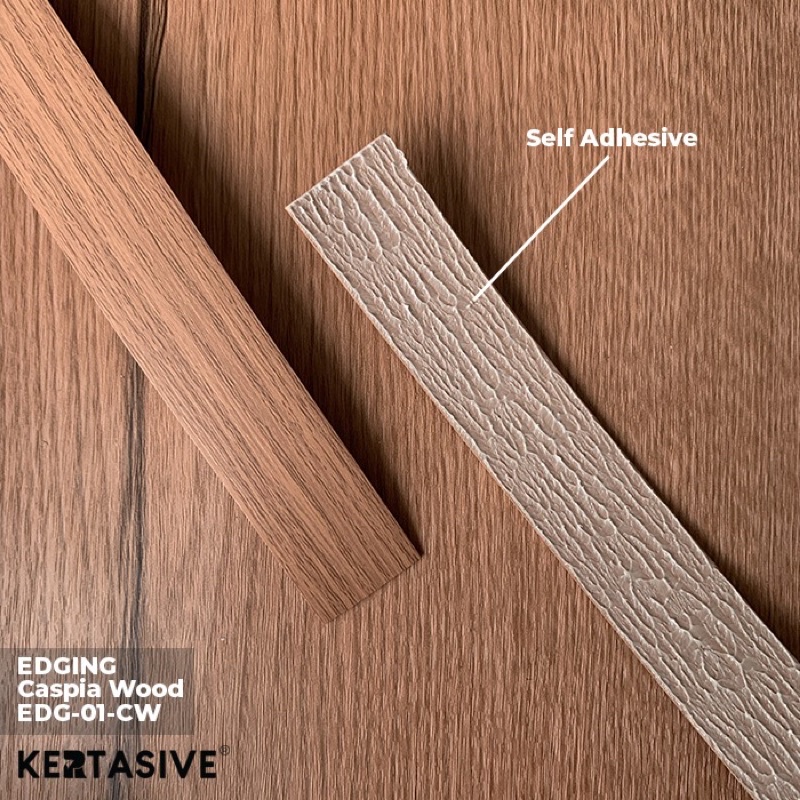 edging kertasive SUDAH ADA LEM woodgrain motif kayu
