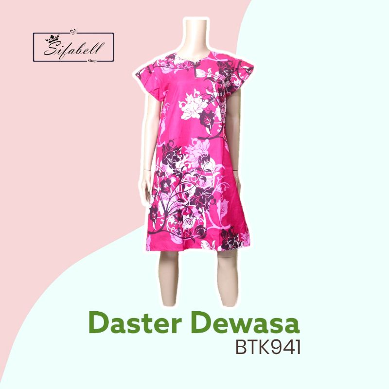 Daster Wanita Baju Tidur Motif Bunga BTK941