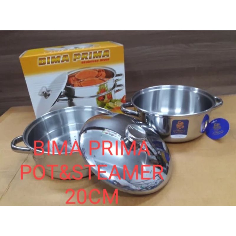 BIMA PRIMA POT STEAMER 20 CM PANCI KUKUS