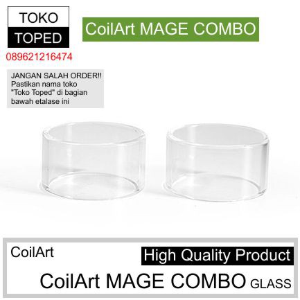 Coilart MAGE COMBO Replacement Glass | kaca pengganti coil art tank