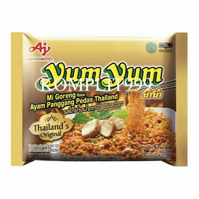

MIE Goreng Yun Yum Rasa Ayam Panggang Pedas Thailand