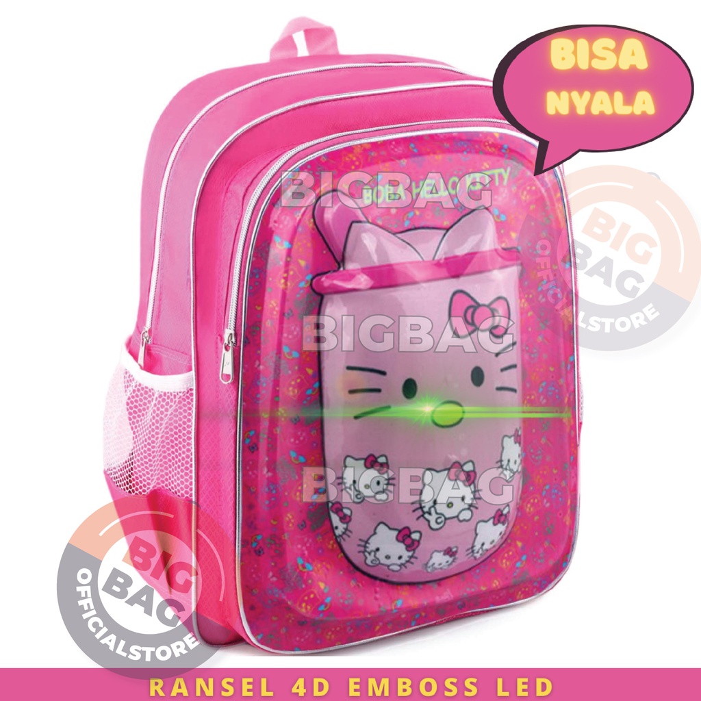 RTM - BISA NYALA Tas Ransel Anak Perempuan Karakter BOBA - RANSEL BOBA LED  - RANSEL BOBBA - TAS BOBA ANAK CEWE - RANSEL MIXUE - TAS DORAEMON - School Bag Tas Sekolah  Kecil Tas Anak SD Tas Anak TK Promo Diskon Termurah Terlaris Terbaru Best Seller