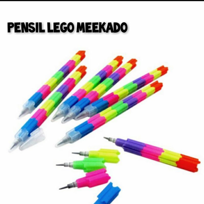 

Pensil Lego Bongkar Pasang Unik Pensil warna warni