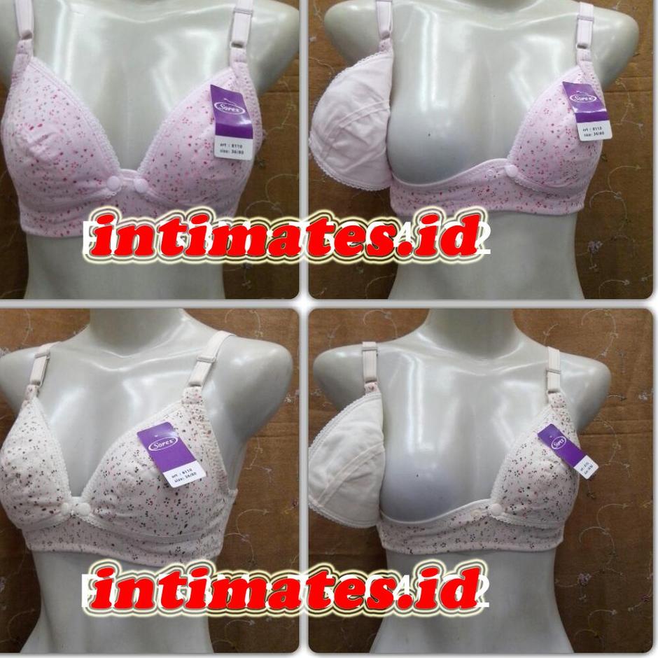Paling Diminati BH Menyusui SOREX Kancing Depan Busa Tipis