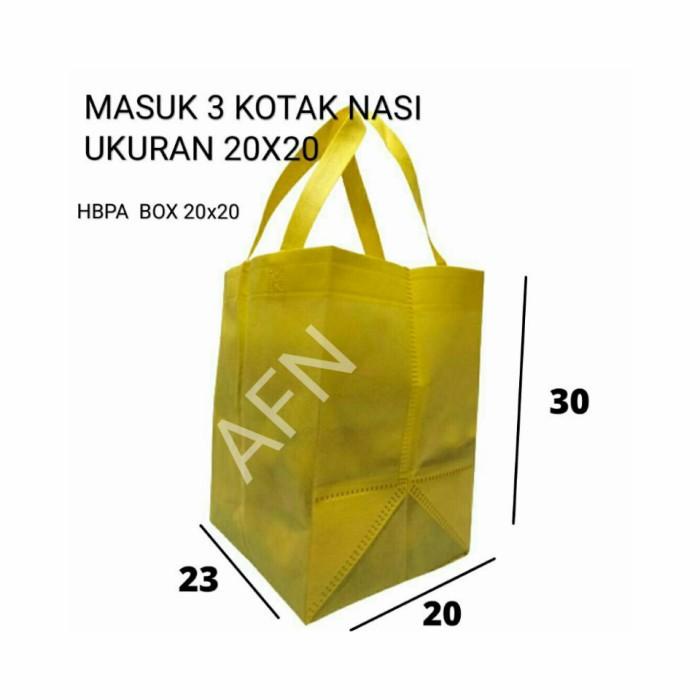 

Goodiebag Hbpa Box 20 X 20 Tas Spunbond Kotak Nasi Besek Hajatan Tas Syukuran