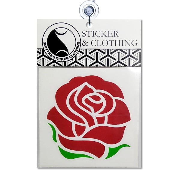 Stiker Rose Logo Bunga Mawar Cutting Sticker 2W Aksesoris Mobil Motor