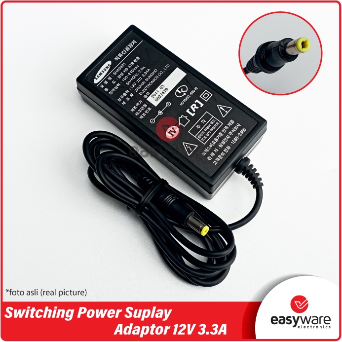 Power Suplay 12V 3.3A SAMSUNG Adaptor 12V 3.3A