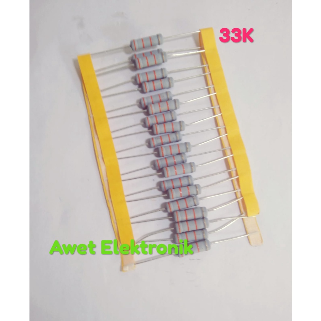 resistor 33k ohm 2 watt resistor 33k 2w resistor 33K 2W
