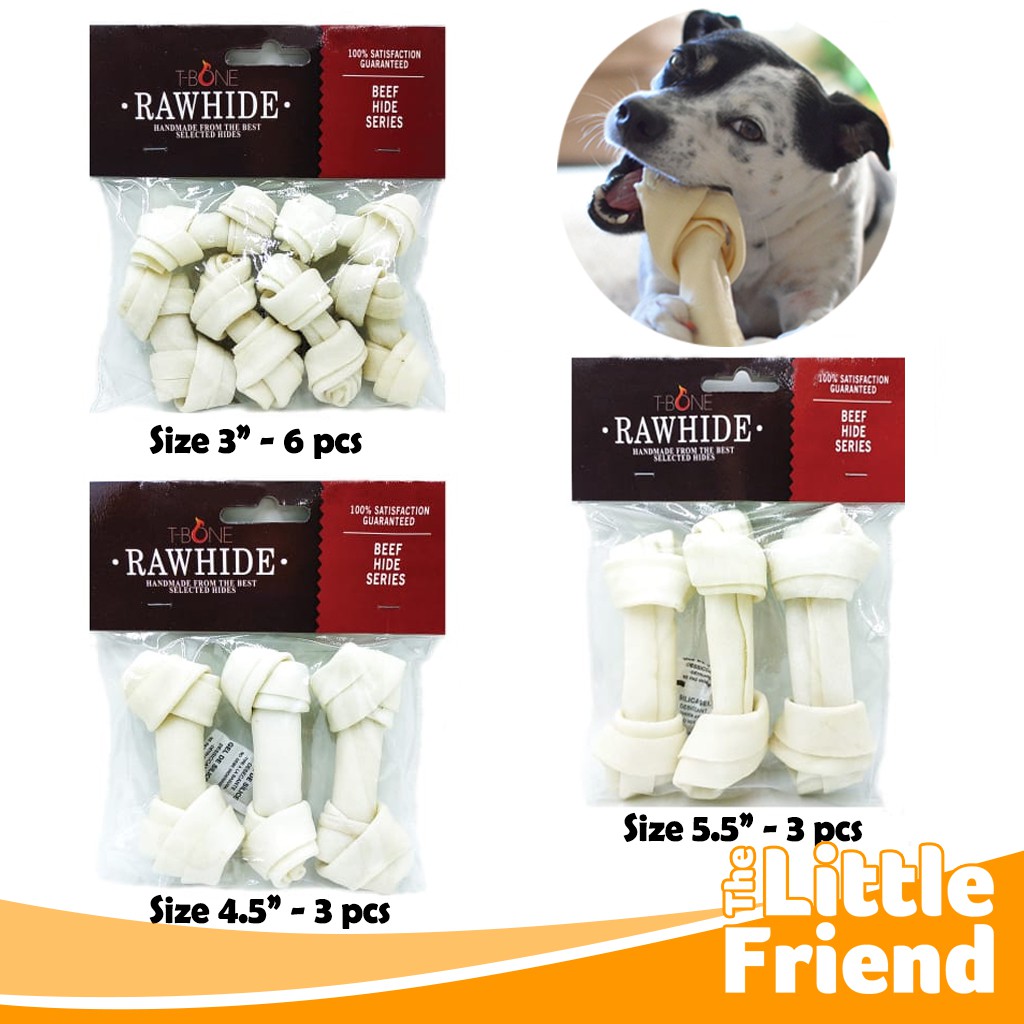 Snack Tulang-Tulangan Gigitan Anjing Knot Bone Rasa Milk / Cemilan Tulang Anjing Rasa Susu