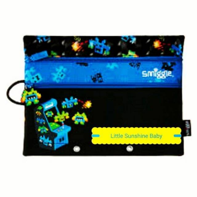 Smiggle Pencil Case Lego Black