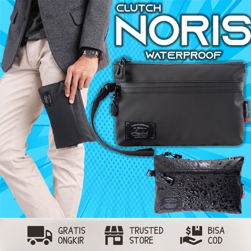 Clutch Pria Tas Tangan Handbag Formal Bisnis Rapat Kerja Meeting Pouch Pria Tas HP Dompet Waterproof