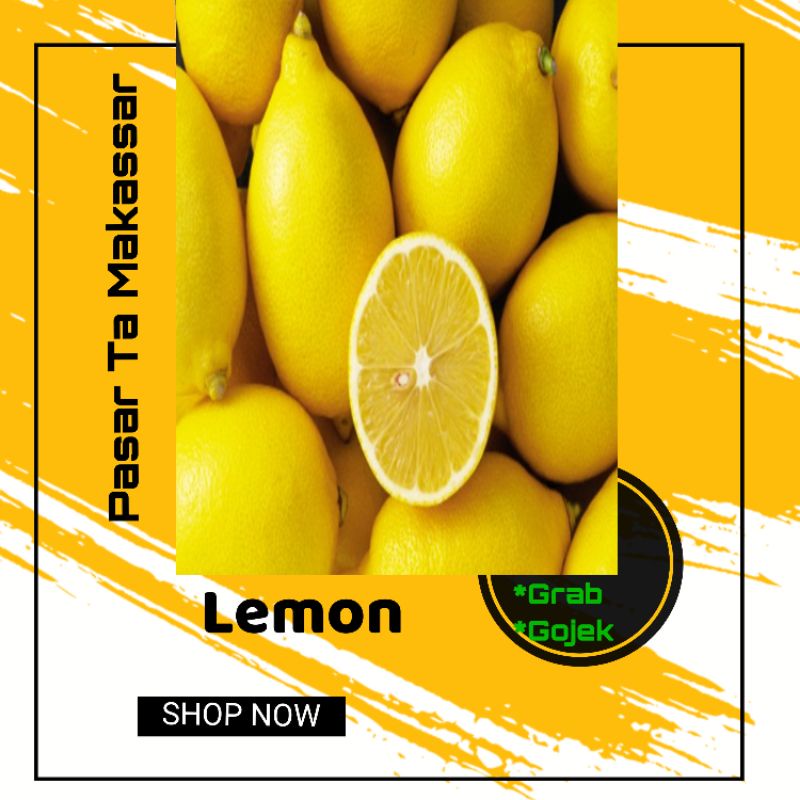 

Lemon per 500 gram / Pasar Ta Makassar / Pasar Buah Makassar / Fress Fruit