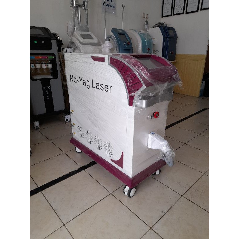 Picosecond NDYAG Laser Standing Pink