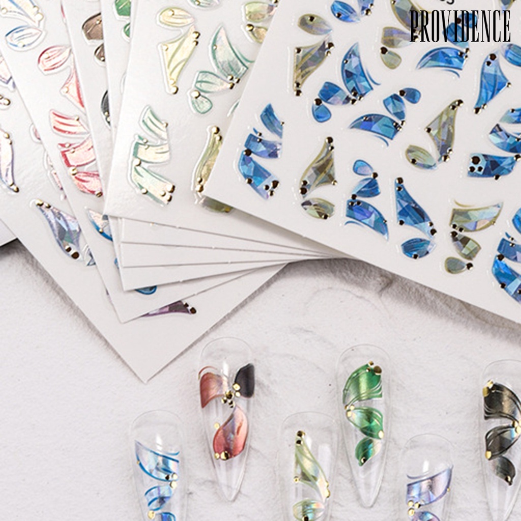 Providence Manicure Decal Delicate Exquisite Glue-free Ballet Streamers Nail Art Transfer Sticker for Women