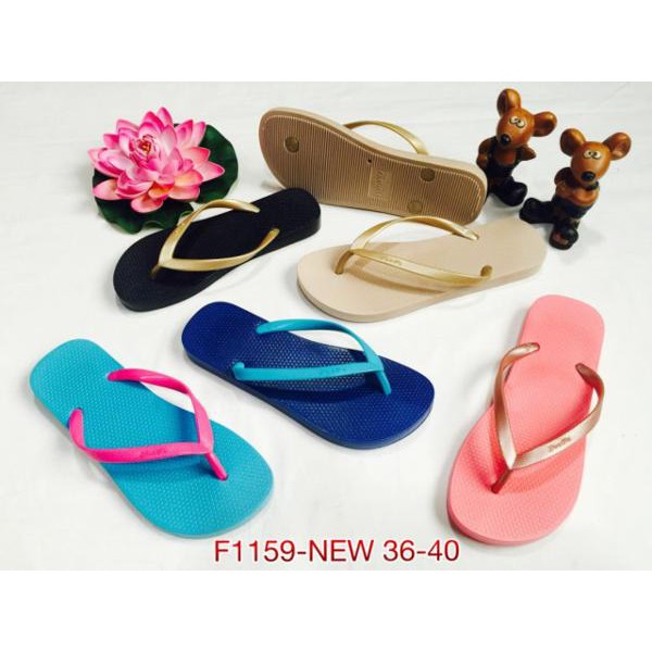 PROMO sendal sandal jepit luofu karet jelly wanita cewek