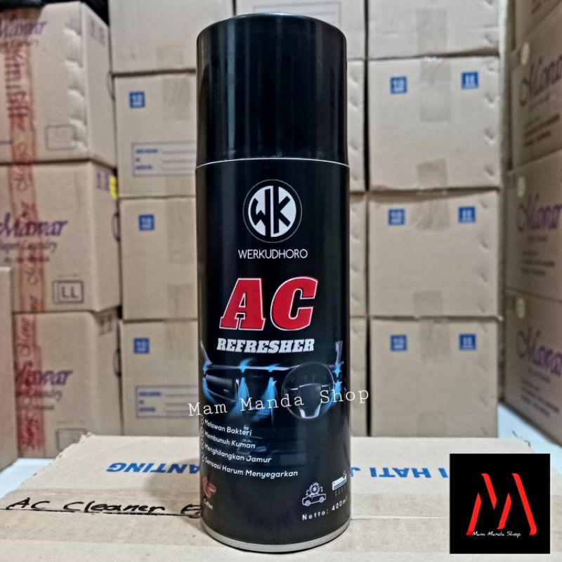 WERKUDHORO AC REFRESHER / PEMBERSIH PENYEGAR AC MOBIL / AC CLEANER MOBIL RUMAH /ANTI BAKTERI - 400ML