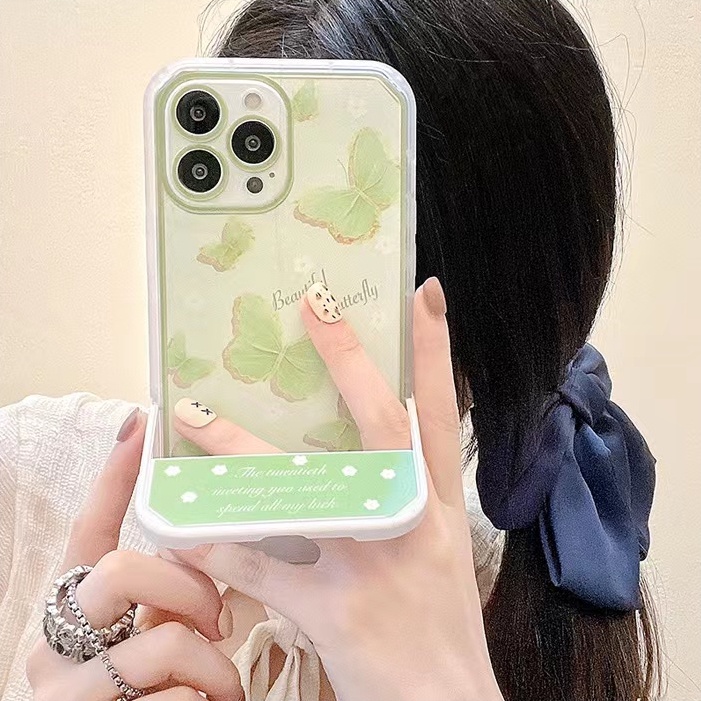 Soft Case TPU Transparan Dengan Bracket Invisible Untuk IPhone 12 13 Se 2020 6 6S 7 8 Plus X XS XR 11 Pro Max