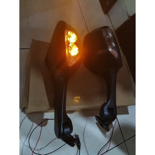 Spion ZX250 , Spion Lampu Sen Universal , Ninja 250,Cbr,Ninja Rr R,Z1000,Vixion,Gsx,Nmax,Pcx,Adv