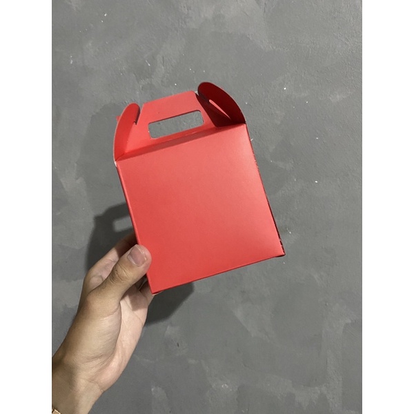 

\SOFTBOX CNY GABLE/ MERAH! Box Hampers size 10x10x10 bahan softbox cocok untuk hampers/gift/kado/bingkisan/hadiah/dsb