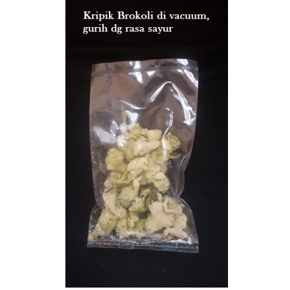 Kripik Sayur Brokoli unik dengan rasa khas digoreng sistem Vacuum Frying