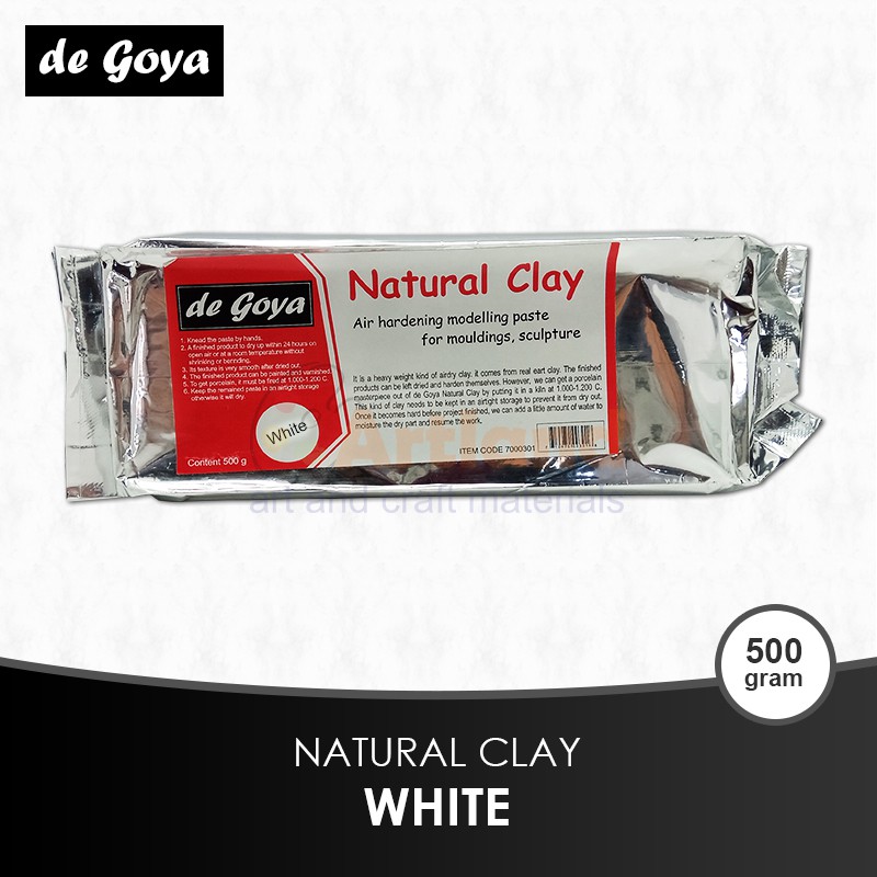 

De goya Natural Clay White 500g